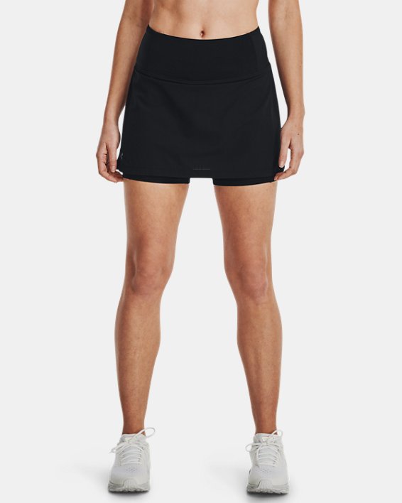 Women's UA SpeedPocket Trail Skirt, Black, pdpMainDesktop image number 0